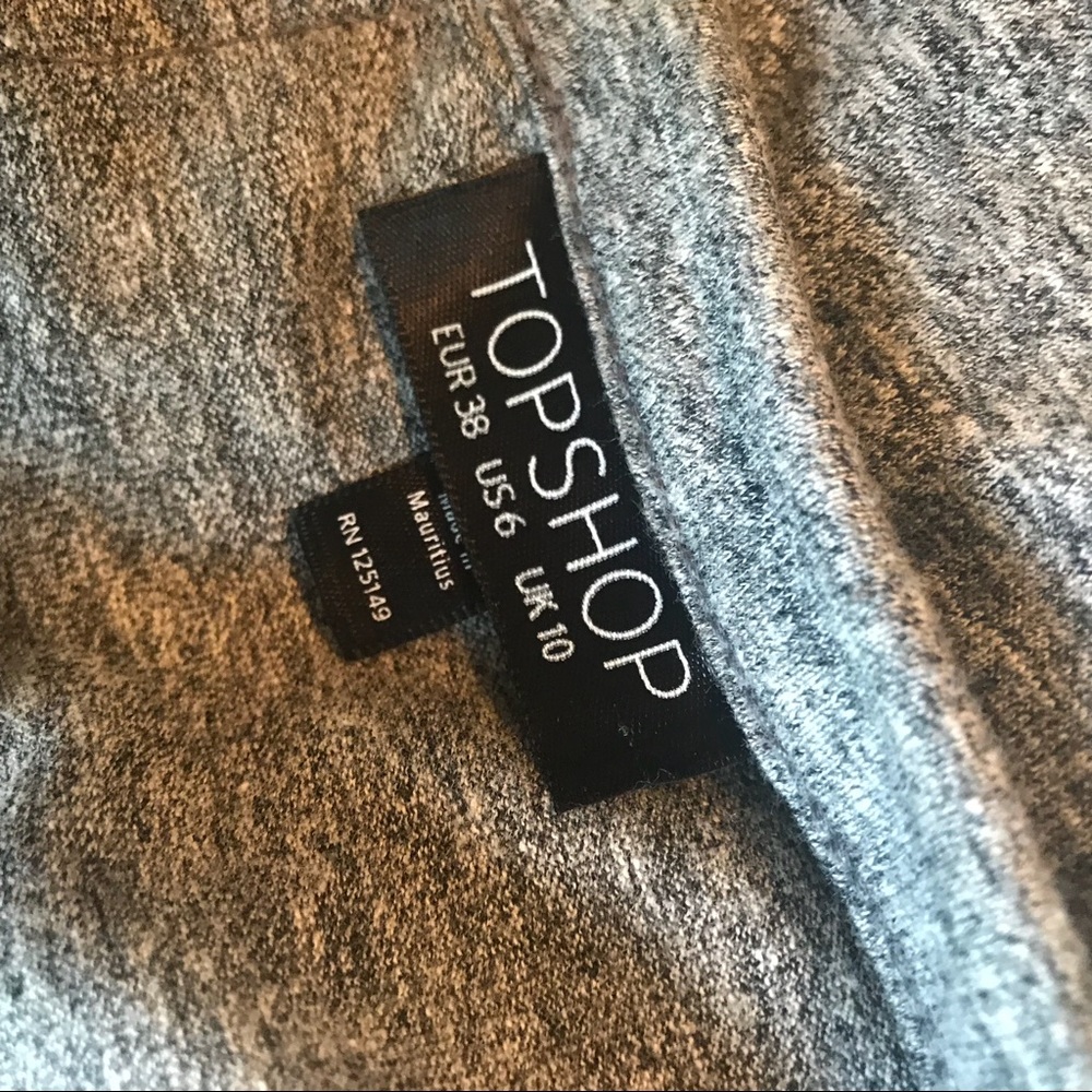 Topshop black and gray dress - Picture 4 of 5